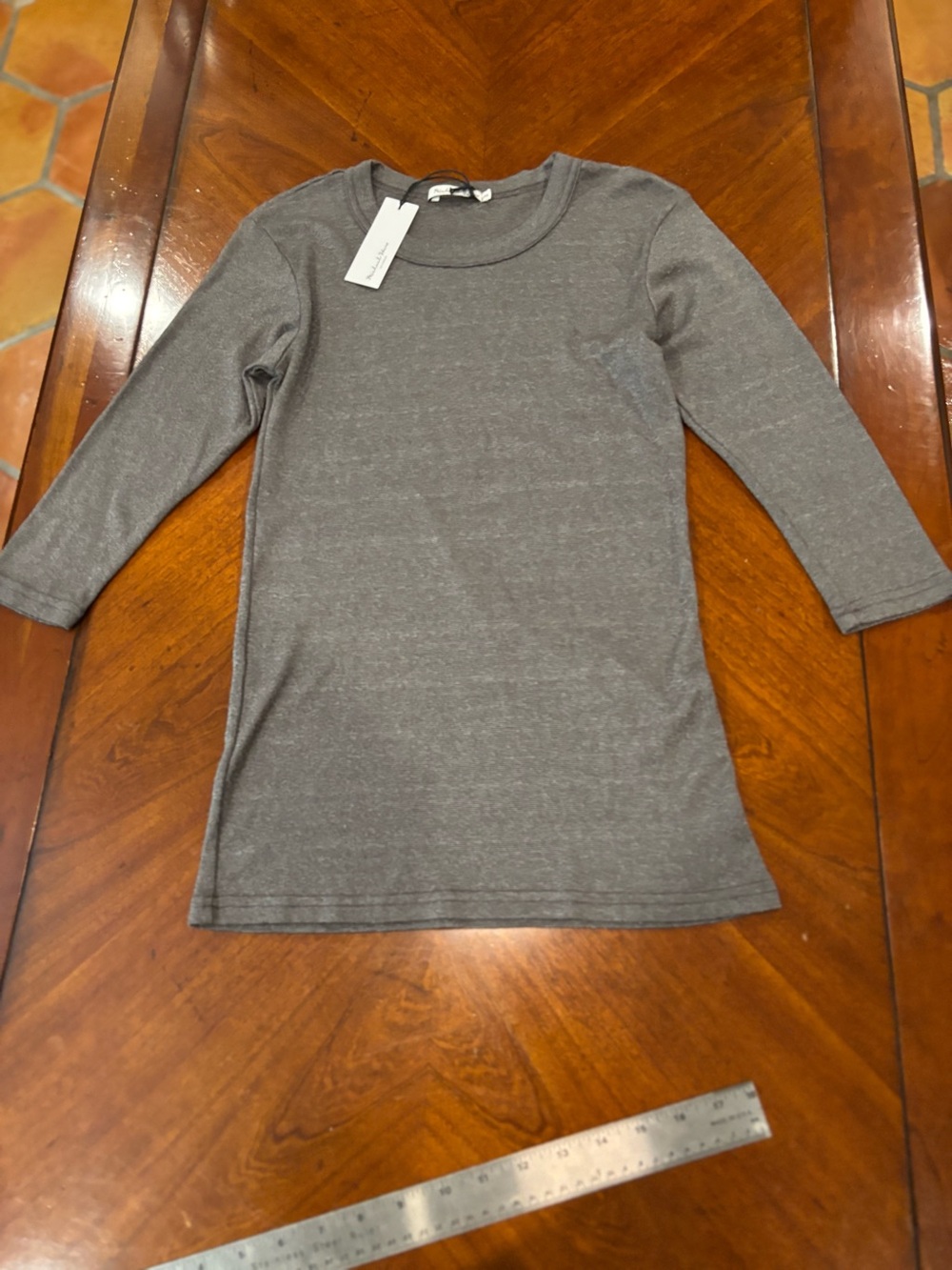 WNL , Michael Stars Heathered Gray Crewneck